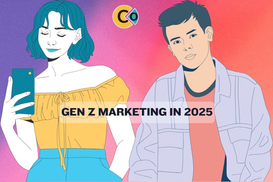 A blog banner for the topic 'Gen Z Marketing in 2025'.